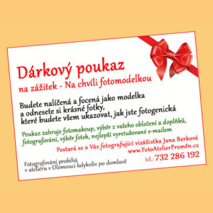 DÁRKOVÝ POUKAZ NA FOTOZÁŽITEK
